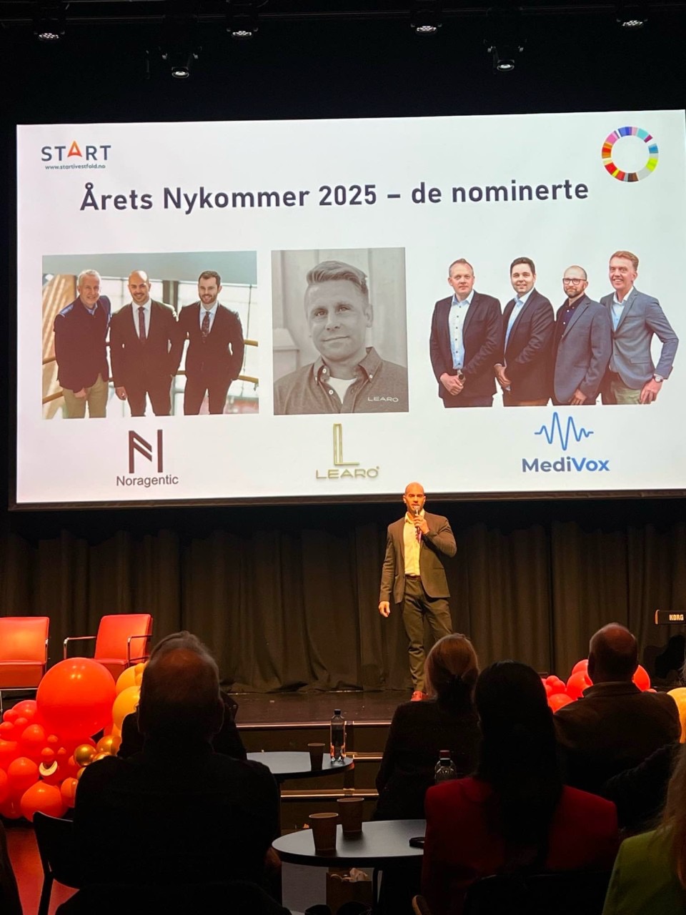 Logo for Start i Vestfold Årets Nykommer 2025